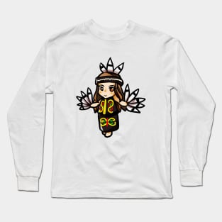 Dayak Girl Long Sleeve T-Shirt